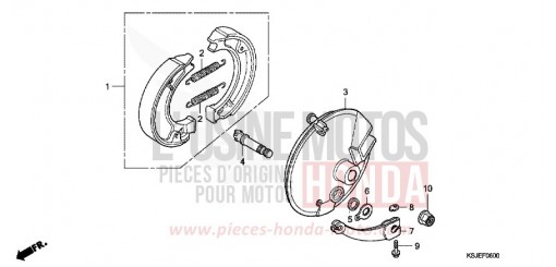 FRONT BRAKE PANEL CRF100FB de 2011